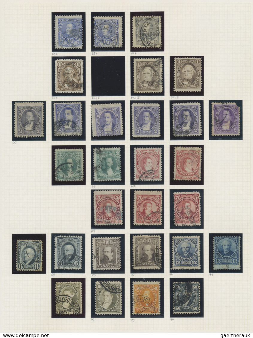 Argentina: 1858/1960 (ca.), Mainly Used Balance On Album Pages, Slightly Varied - Other & Unclassified