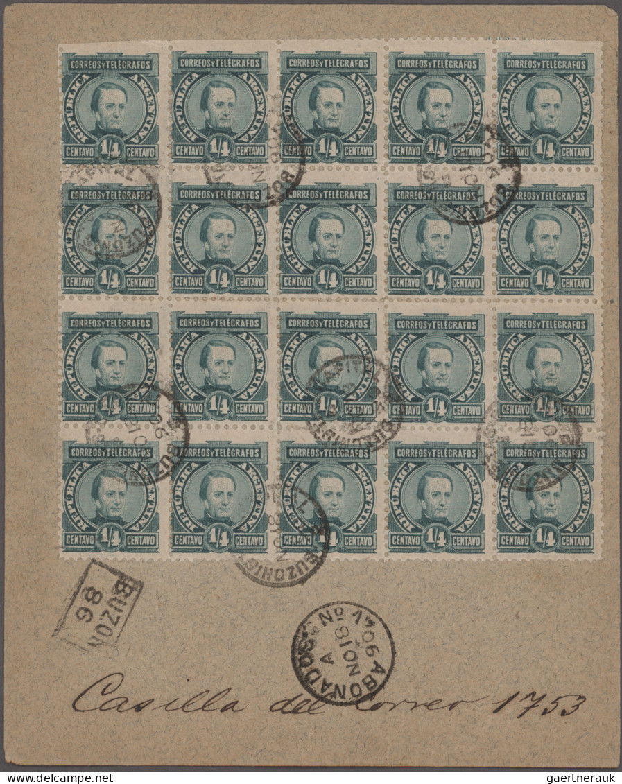 Argentina: 1890/2010 (approx.), Collection Of Over 650 Covers, Mostly Early Fore - Otros & Sin Clasificación