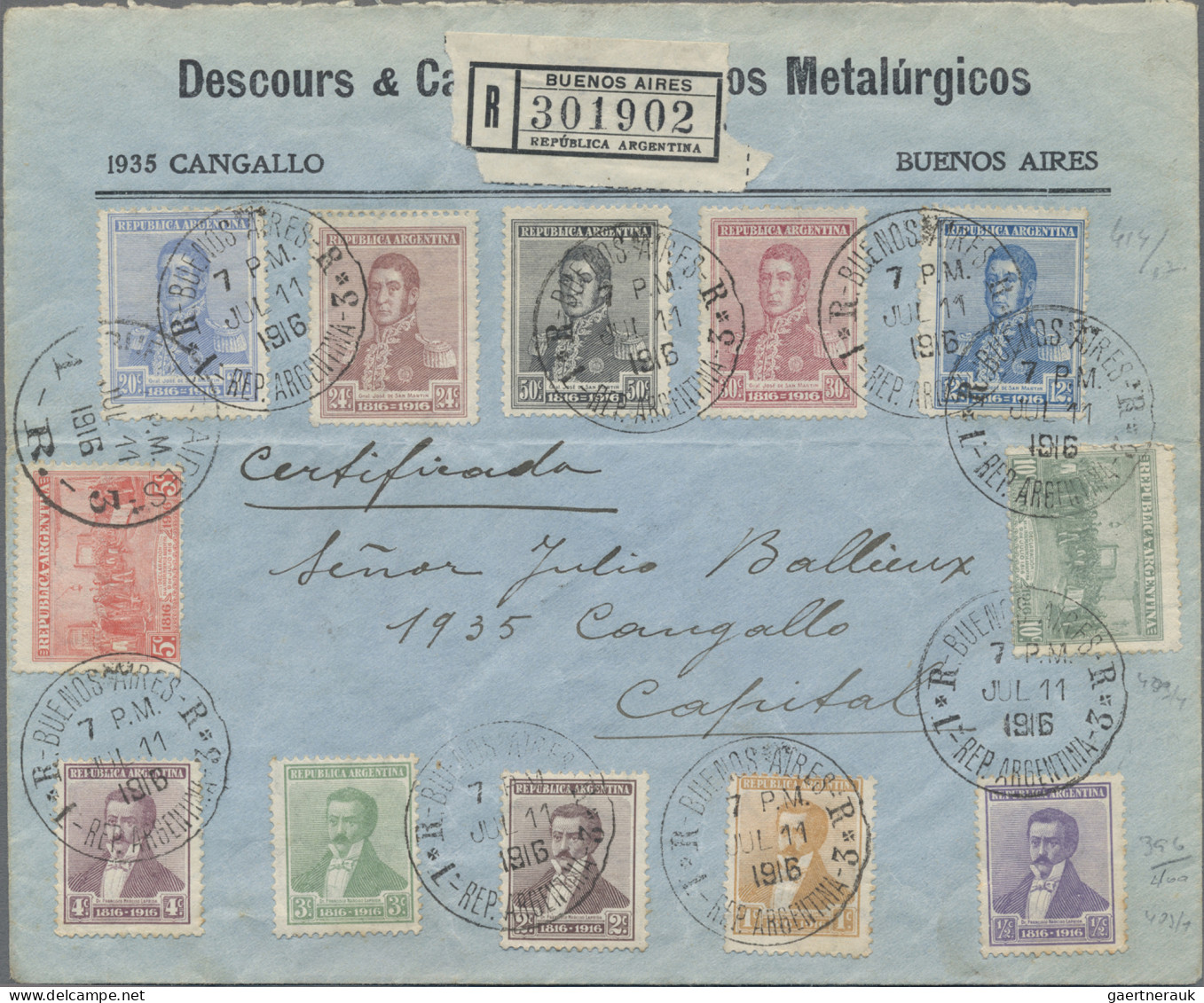 Argentina: 1900/2000's: Accumulation Of Covers, Postcards, Franked Forms (subscr - Other & Unclassified