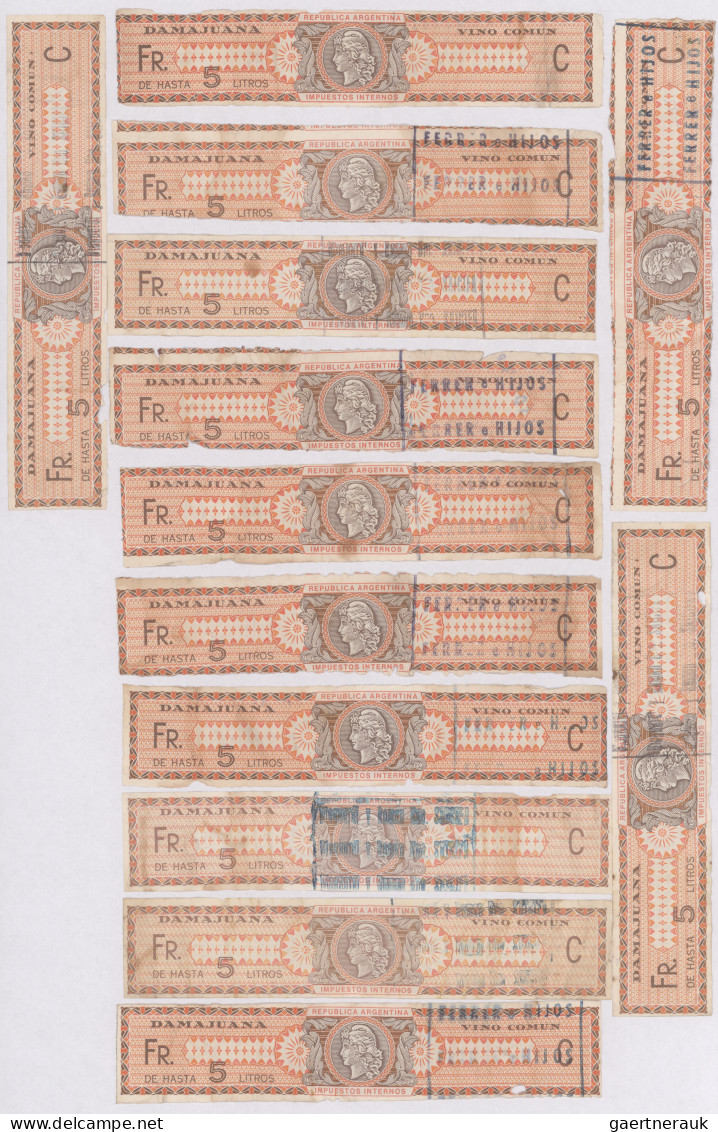 Argentinia - Specialities: 1860's/1920's(?): About 1500 Fiscal Revenues From IMP - Otros & Sin Clasificación