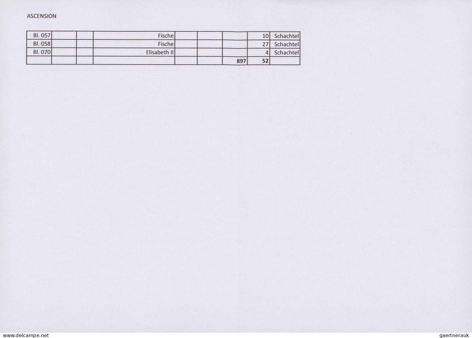 Ascension: 2001/2013. Collection Containing 897 IMPERFORATE Stamps And 52 IMPERF - Ascensión