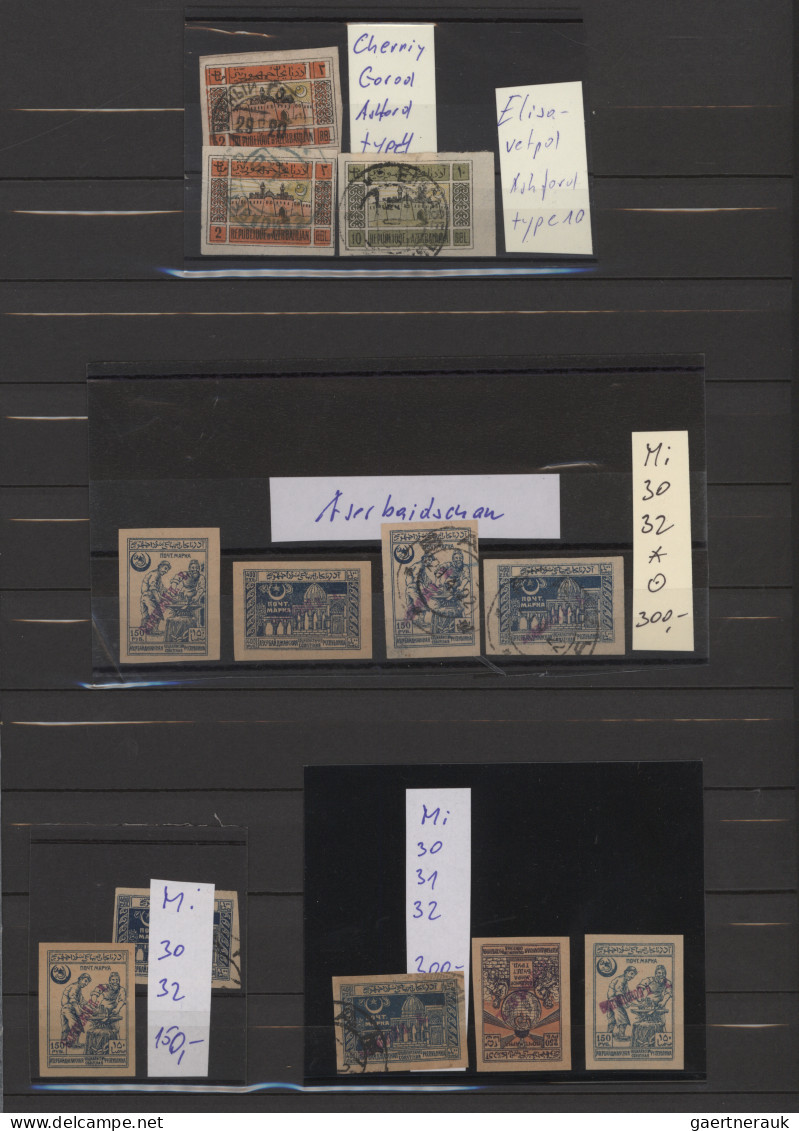 Azerbaijan: 1919-modern: Collection Of Stamps And Covers Including 27 Stamps Of - Aserbaidschan