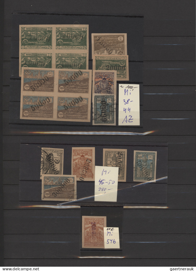 Azerbaijan: 1919-modern: Collection Of Stamps And Covers Including 27 Stamps Of - Azerbeidzjan