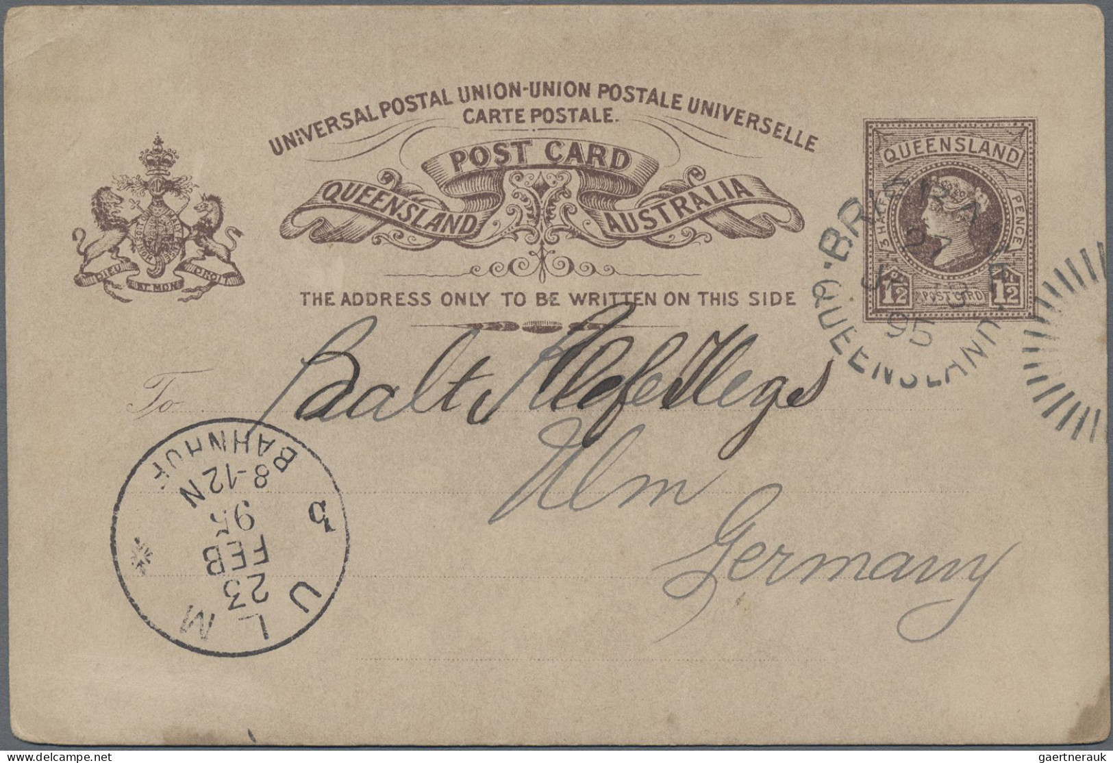 New South Wales: 1880/1910's Ca.: 14 Postal Stationery Items, One Cover And Two - Covers & Documents