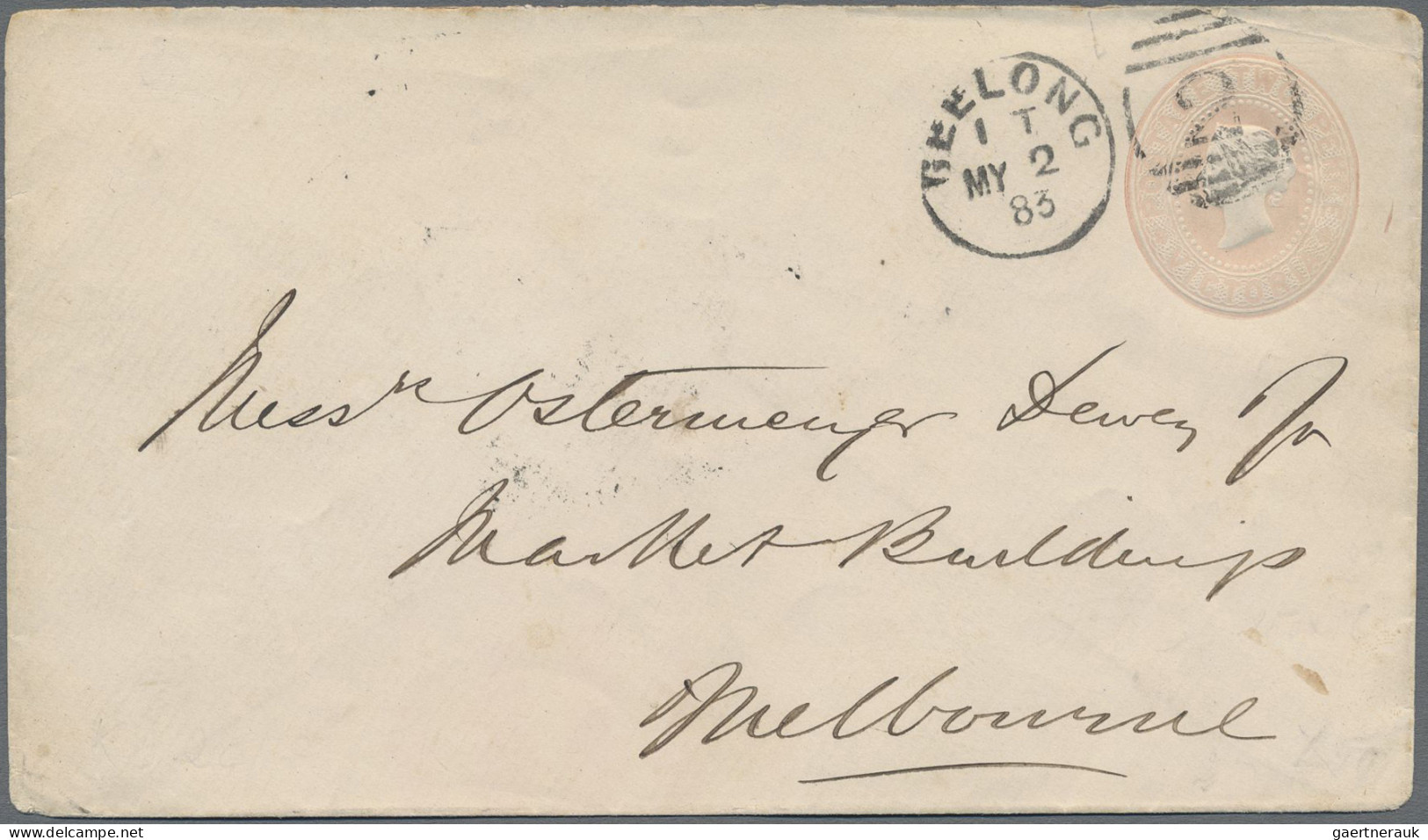 Victoria - Postal Stationery: 1873/1906, Collection Of 28 USED ENVELOPES Incl. R - Other & Unclassified