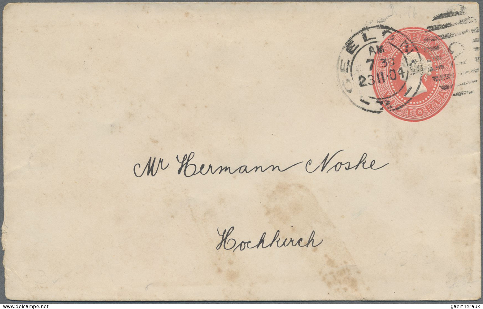 Victoria - Postal Stationery: 1873/1906, Collection Of 28 USED ENVELOPES Incl. R - Other & Unclassified