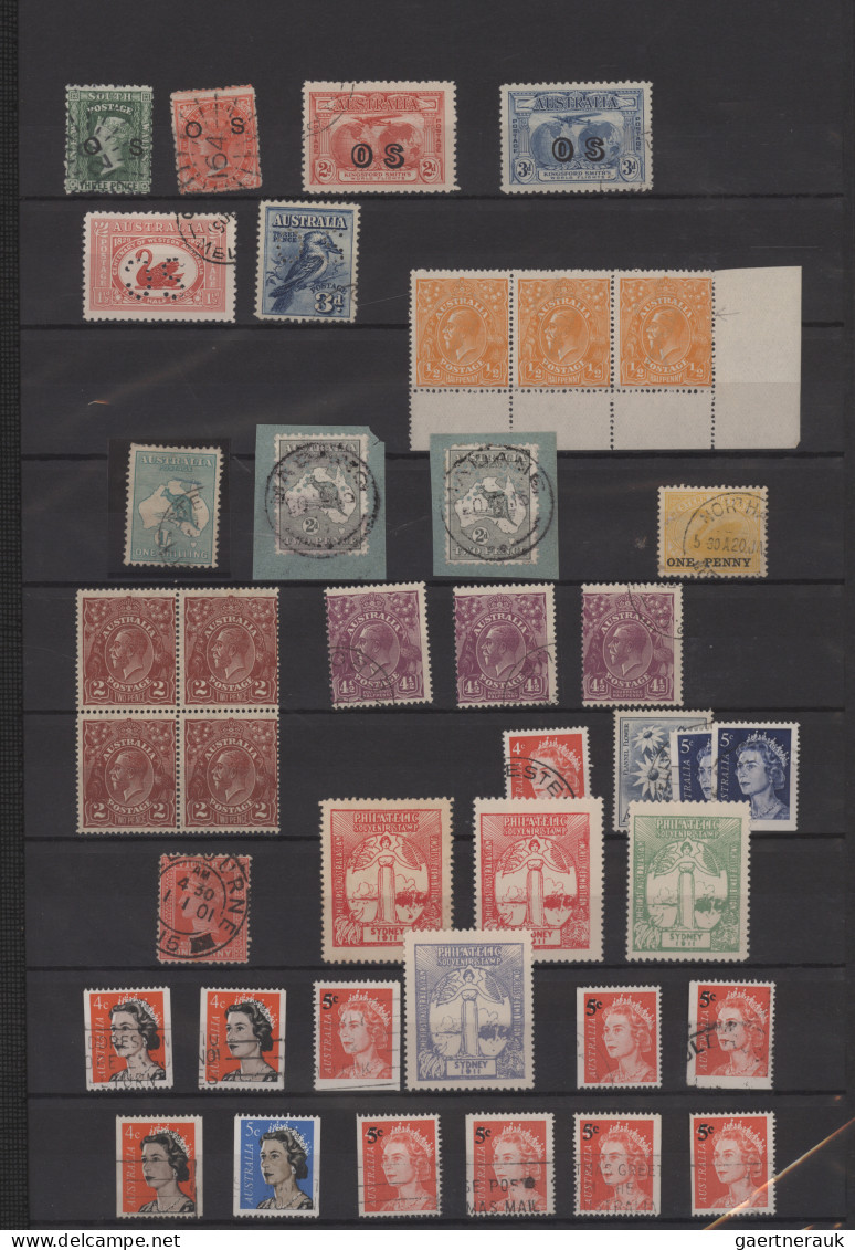 Australia: 1900/2000 (ca.), Australia+some Area, Sophisticated Mint And Used Bal - Collections