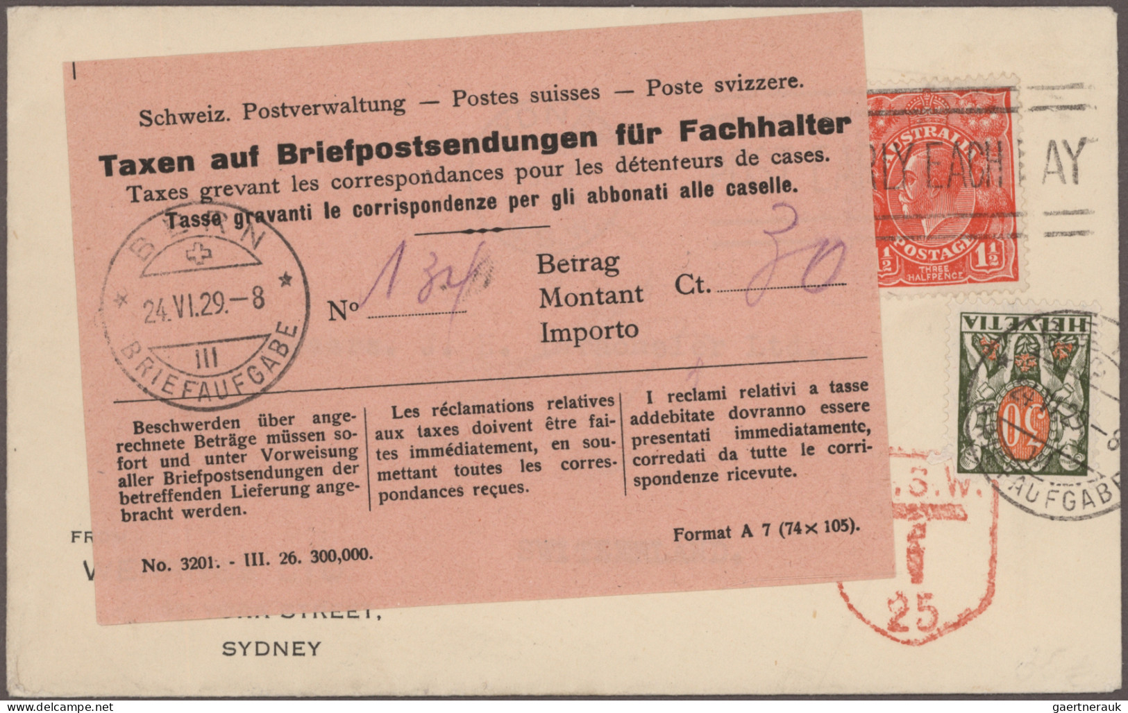 Australia: 1913/1938: Collection Of 16 Covers, Postcards And Postal Stationery I - Collezioni