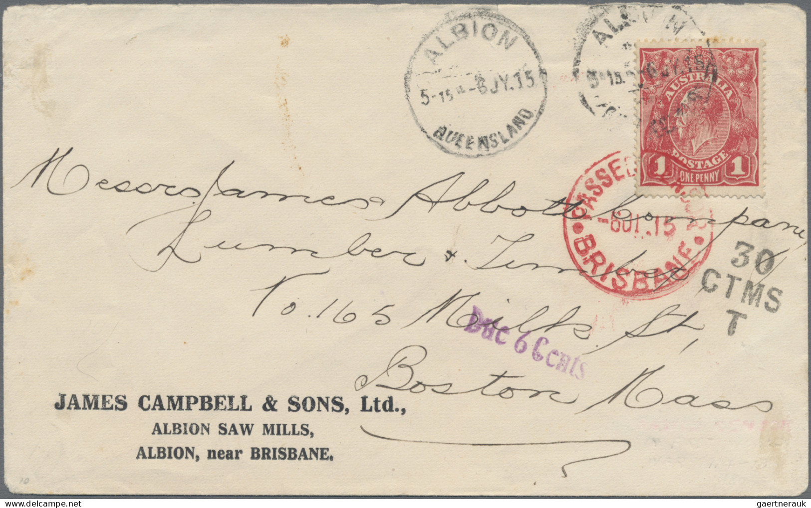 Australia: 1915/1918, 1d red KGV (ACSC 71 & 72), very interesting selection of 1