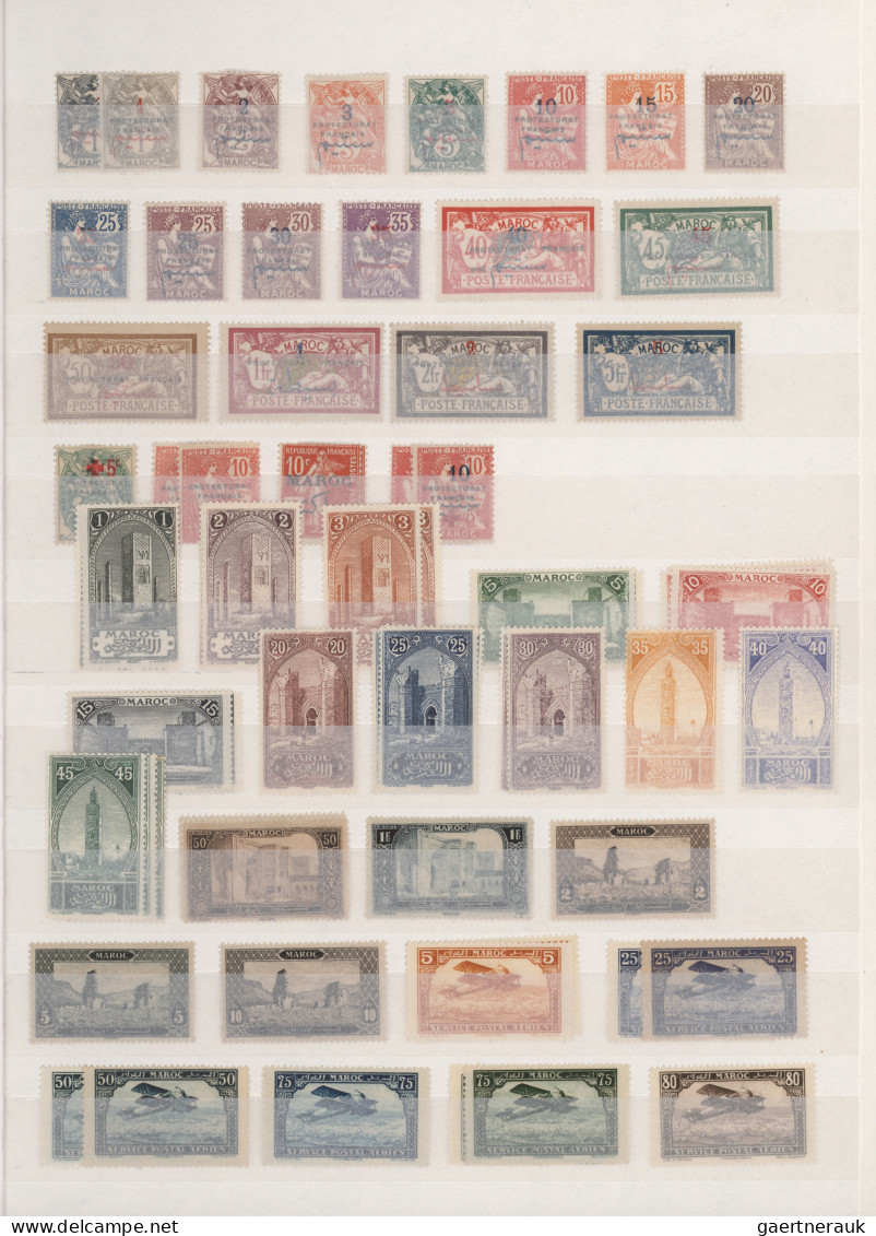 Morocco: 1914/1955 French Protectorate: Mint Collection Including Almost All Iss - Ongebruikt