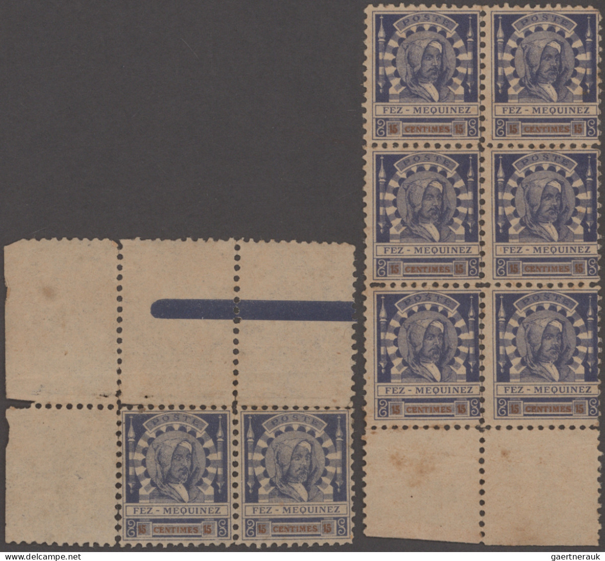 Morocco: 1900 Mogador-Agadir: Collection of about 230 mint stamps of all denomin