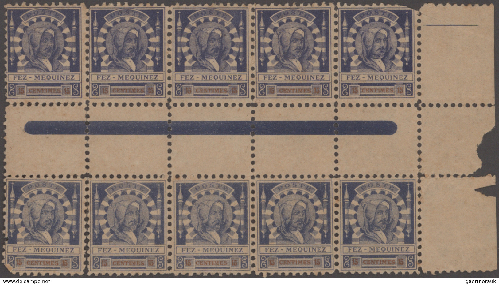 Morocco: 1900 Mogador-Agadir: Collection of about 230 mint stamps of all denomin