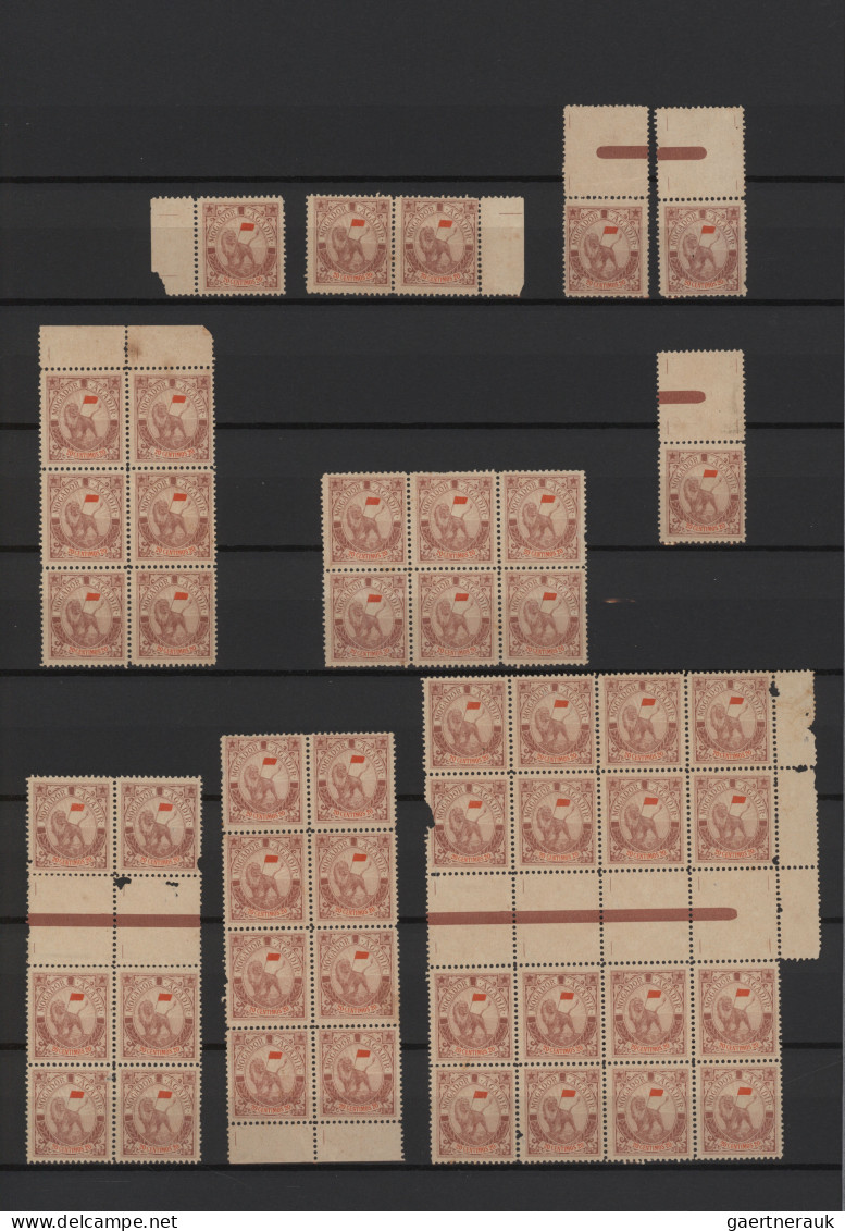 Morocco: 1900 Mogador-Agadir: Collection of about 230 mint stamps of all denomin