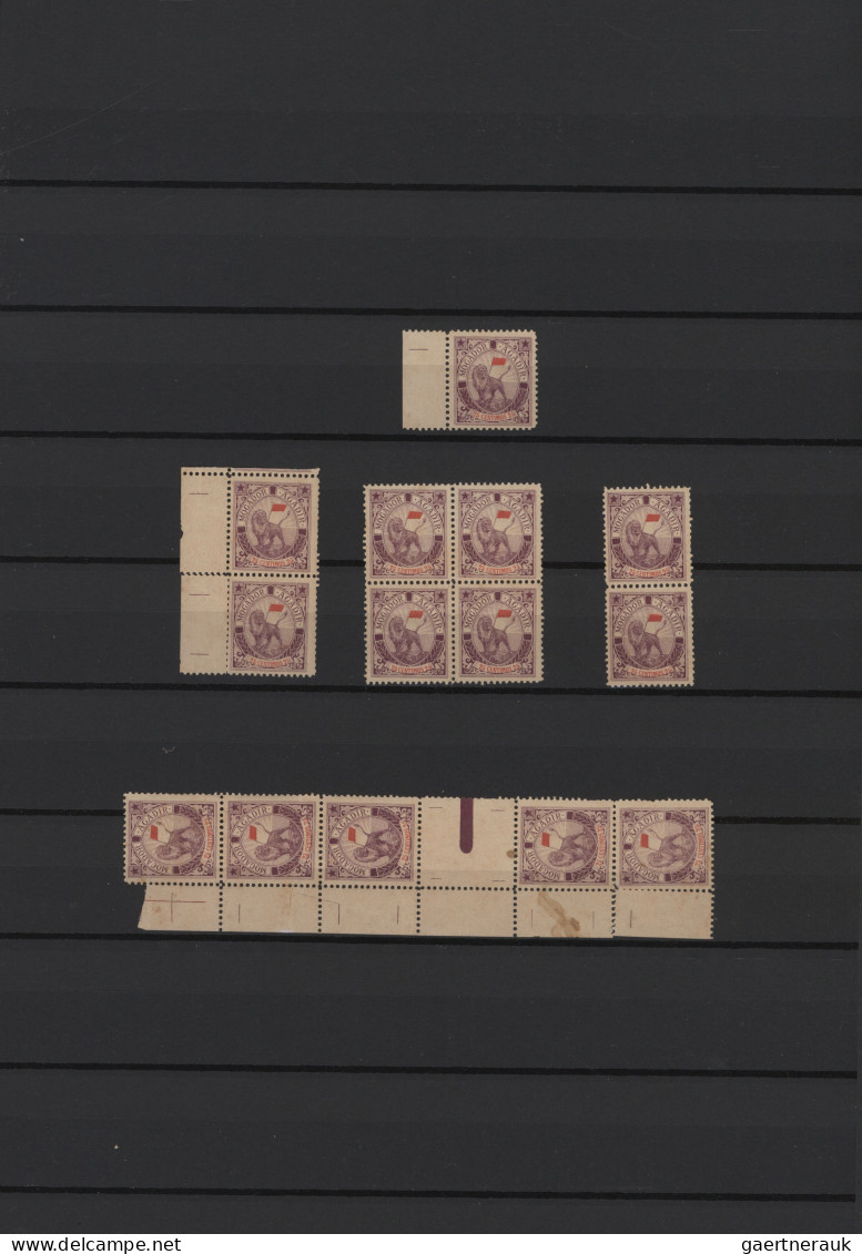 Morocco: 1900 Mogador-Agadir: Collection of about 230 mint stamps of all denomin