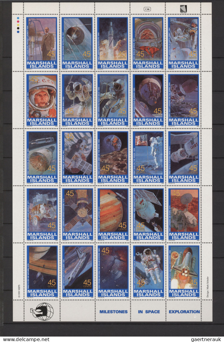 Marschall Islands: 1984/1997, MNH Collection In A Thick Stockbook, Incl. Souveni - Islas Marshall