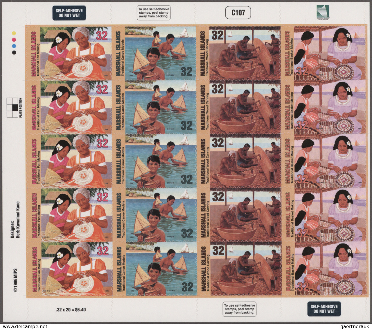 Marschall Islands: 1984/1997, MNH collection in a thick stockbook, incl. souveni