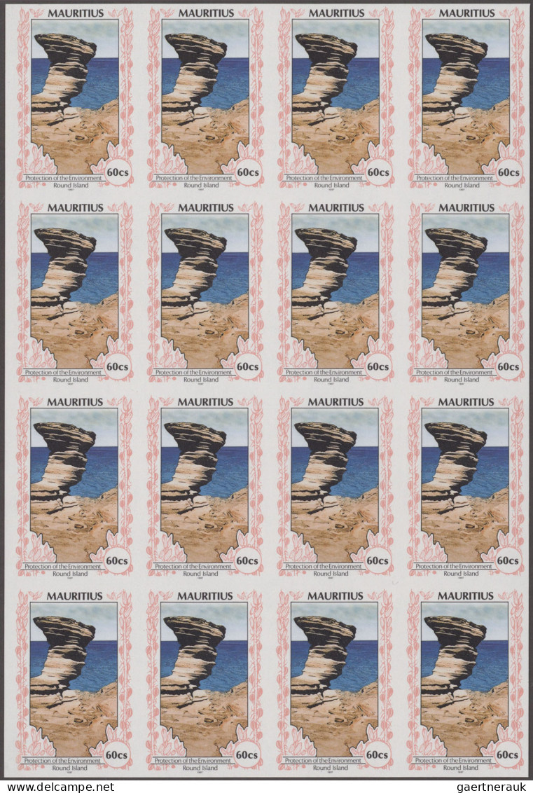 Mauritius: 1989/2016. Collection containing 23399 IMPERFORATE stamps and 22 IMPE