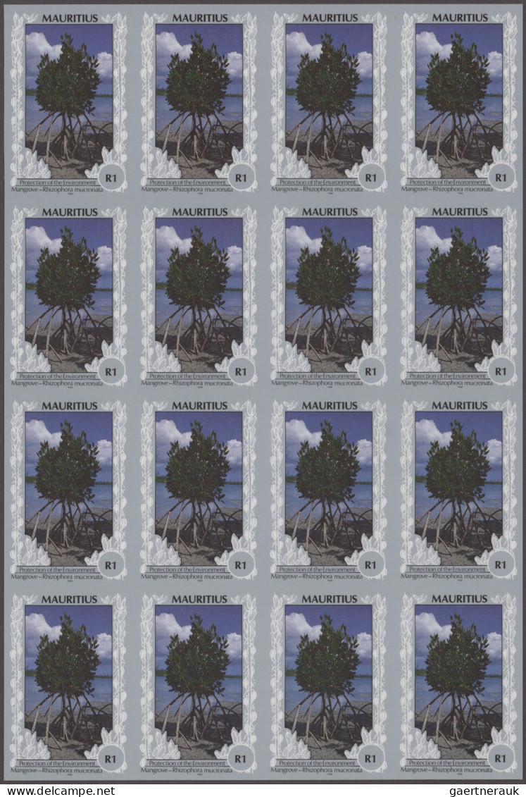 Mauritius: 1989/2016. Collection containing 23399 IMPERFORATE stamps and 22 IMPE