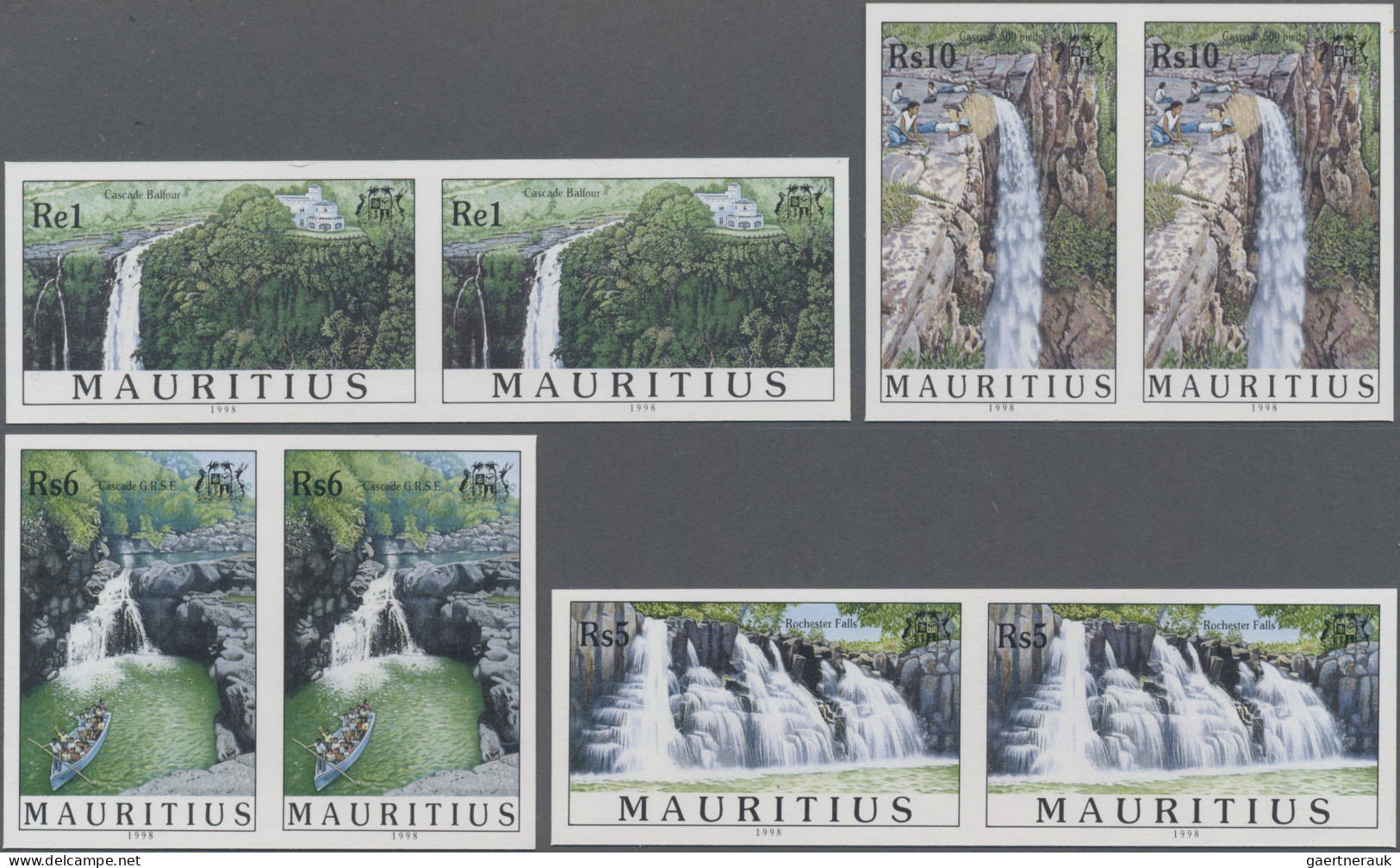 Mauritius: 1995/2014. Collection Containing 2470 IMPERFORATE Stamps (inclusive S - Mauritius (...-1967)