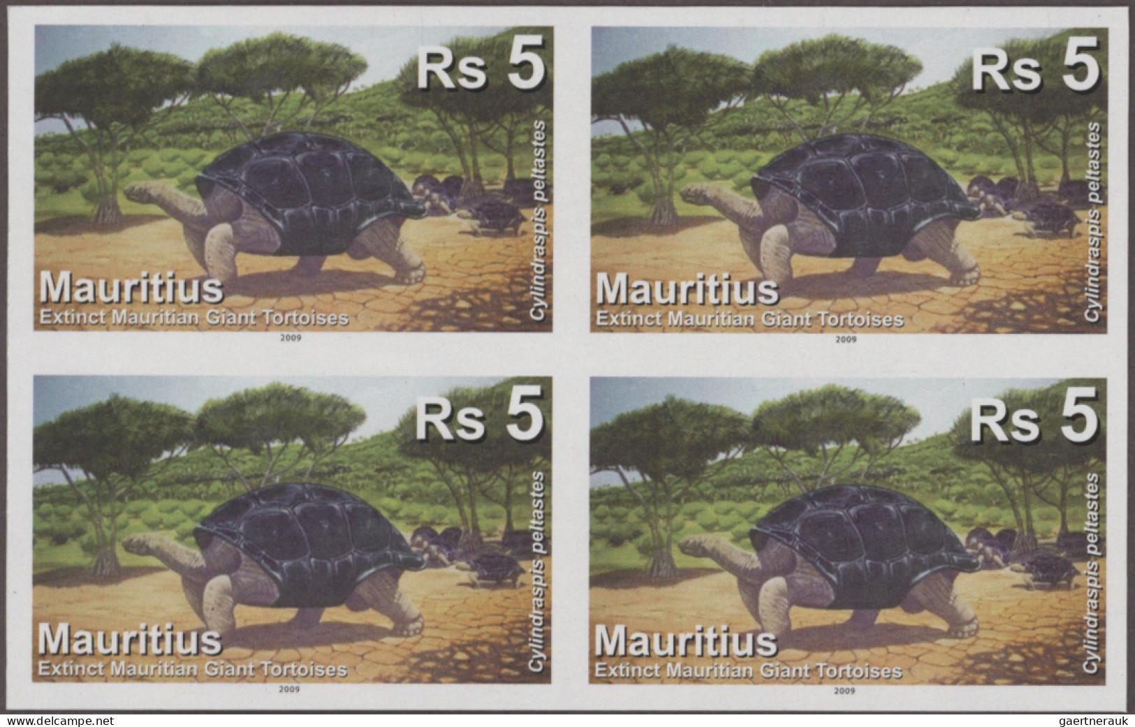 Mauritius: 1995/2016. Collection containing 2504 IMPERFORATE stamps (inclusive s