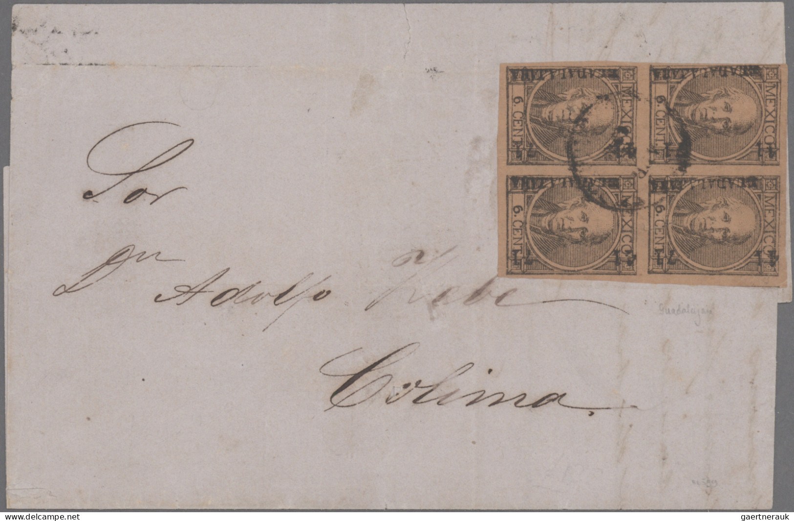 Mexico: 1858/1872, HIDALGO, Collection Of 26 Letters (incl. One Shortened Letter - Mexico
