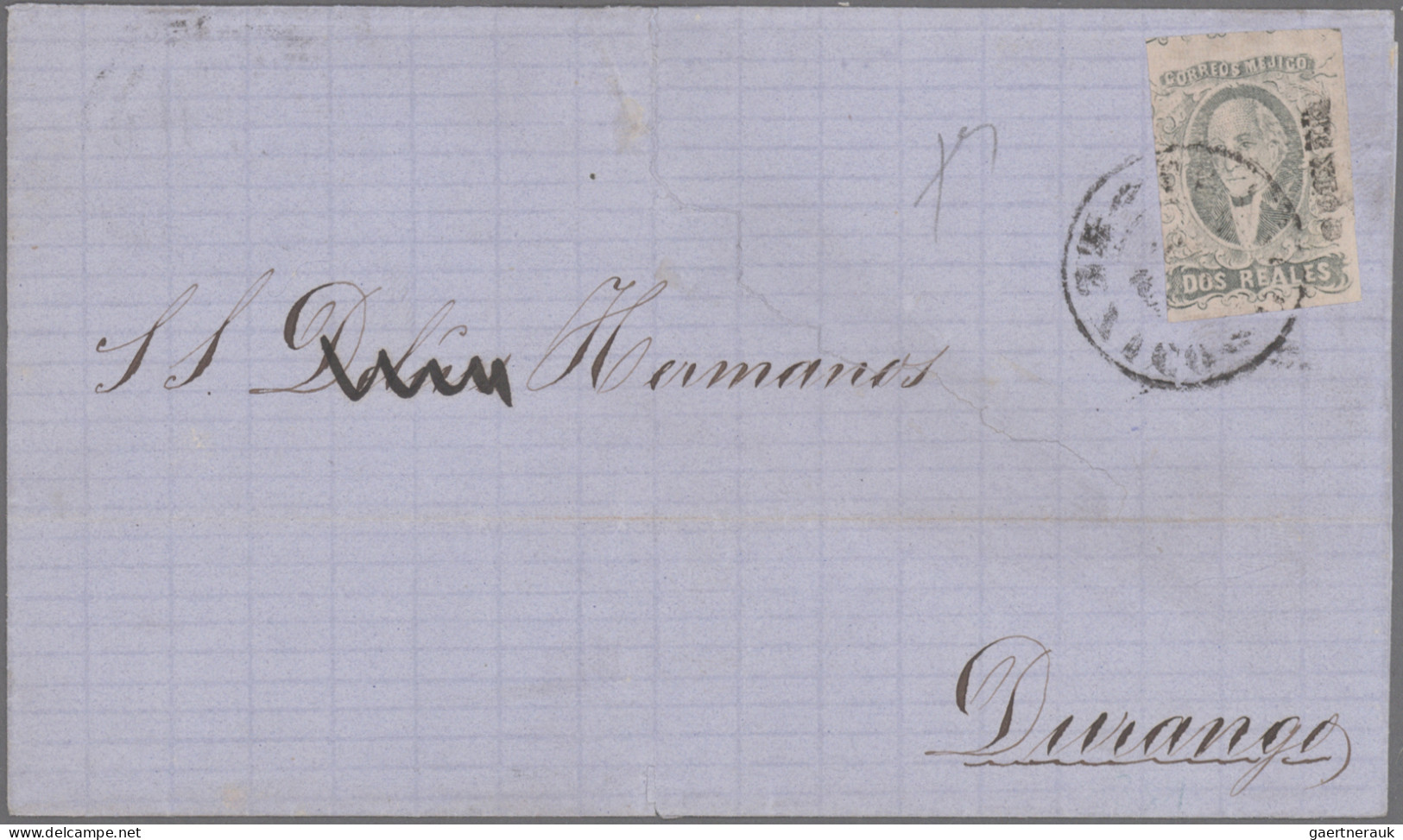 Mexico: 1858/1872, HIDALGO, collection of 26 letters (incl. one shortened letter