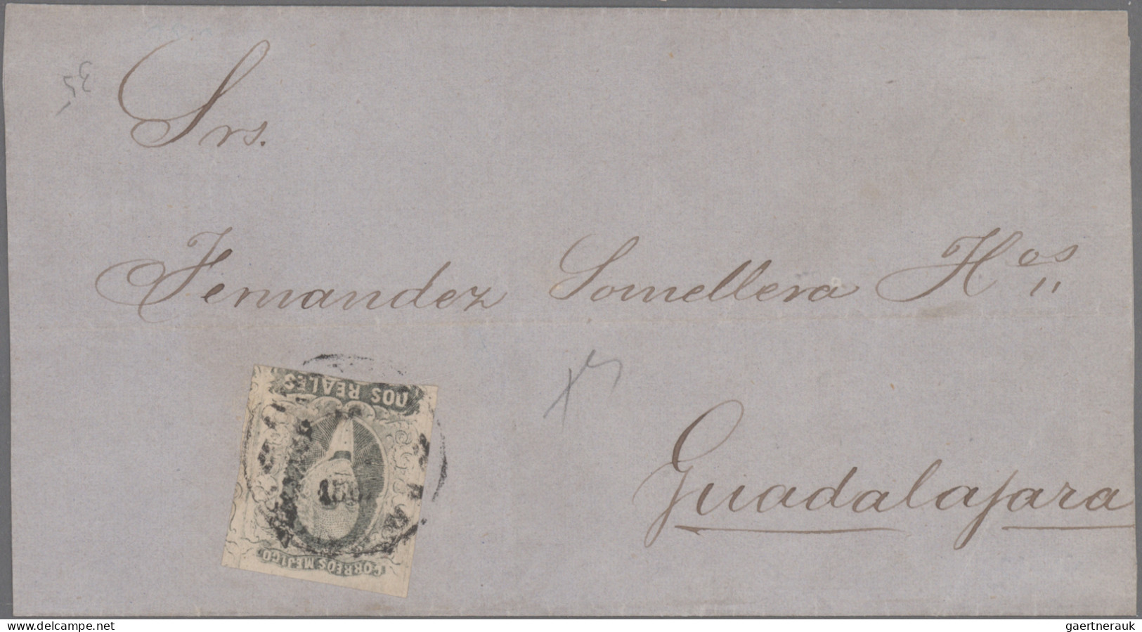 Mexico: 1858/1872, HIDALGO, collection of 26 letters (incl. one shortened letter