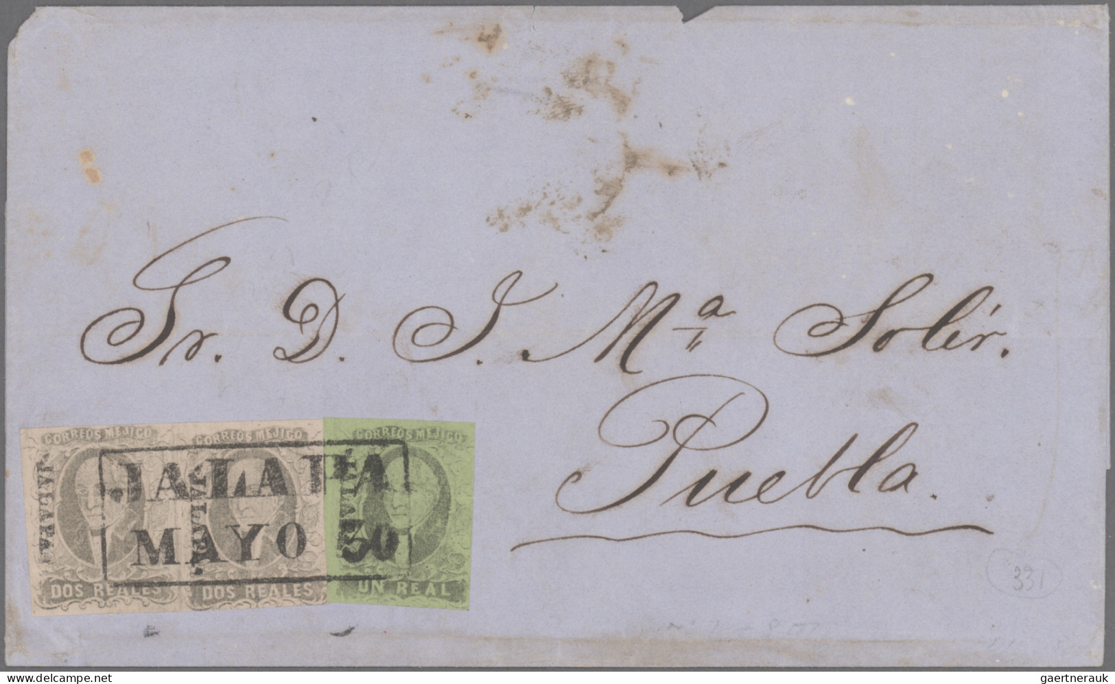 Mexico: 1858/1872, HIDALGO, collection of 26 letters (incl. one shortened letter