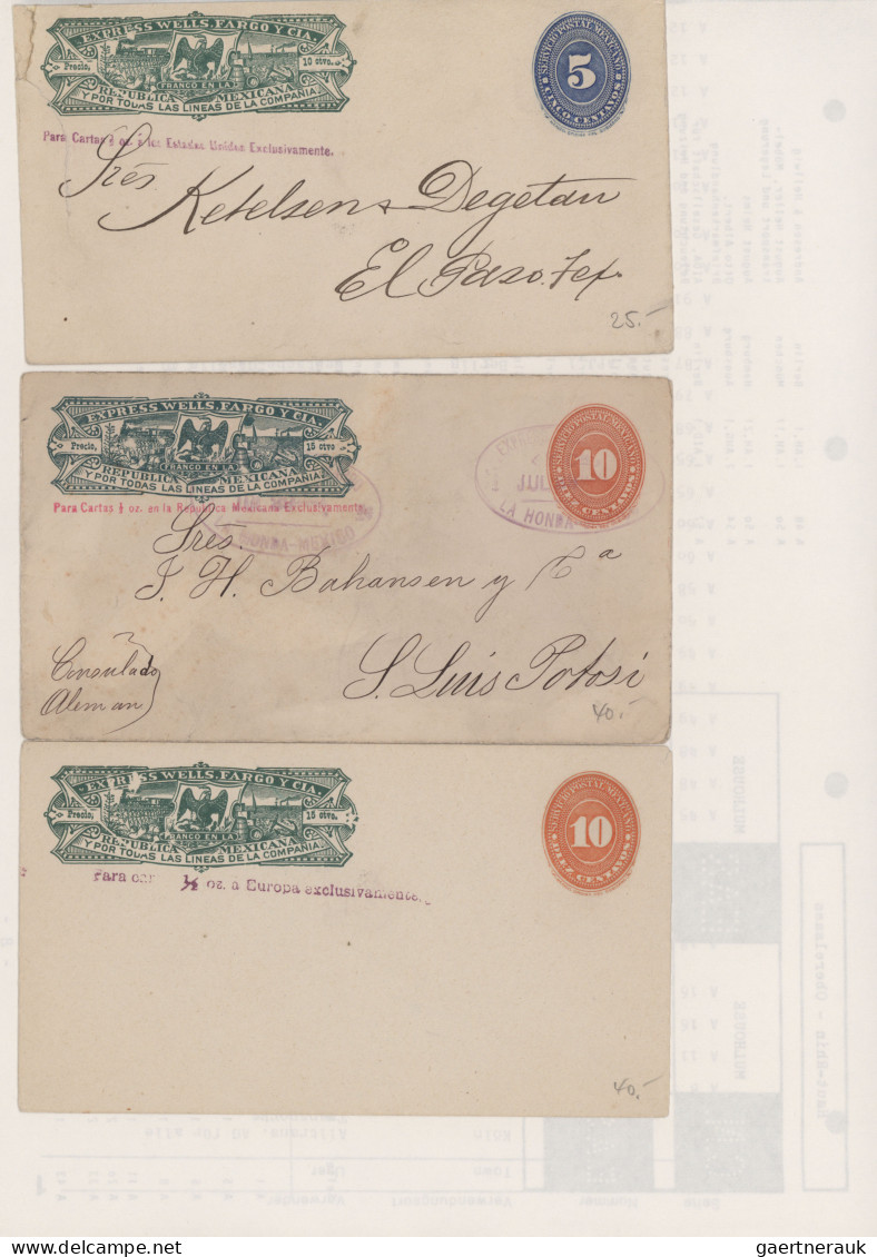 Mexico - Postal Stationary: 1885/1895, Collection Of 16 Used/unused Stationery E - Mexiko