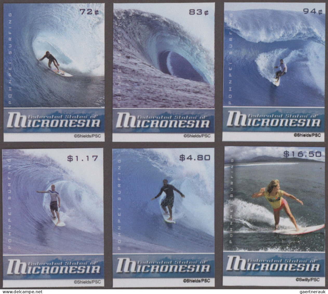 Micronesia: 2000/2015. Collection Containing 2014 IMPERFORATE Stamps And 16 IMPE - Mikronesien