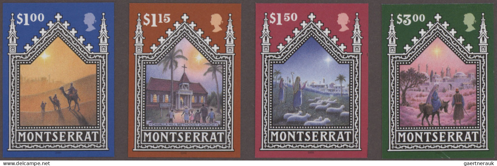 Montserrat: 1992/2010. Collection Containing 781 IMPERFORATE Stamps And 6 IMPERF - Sonstige