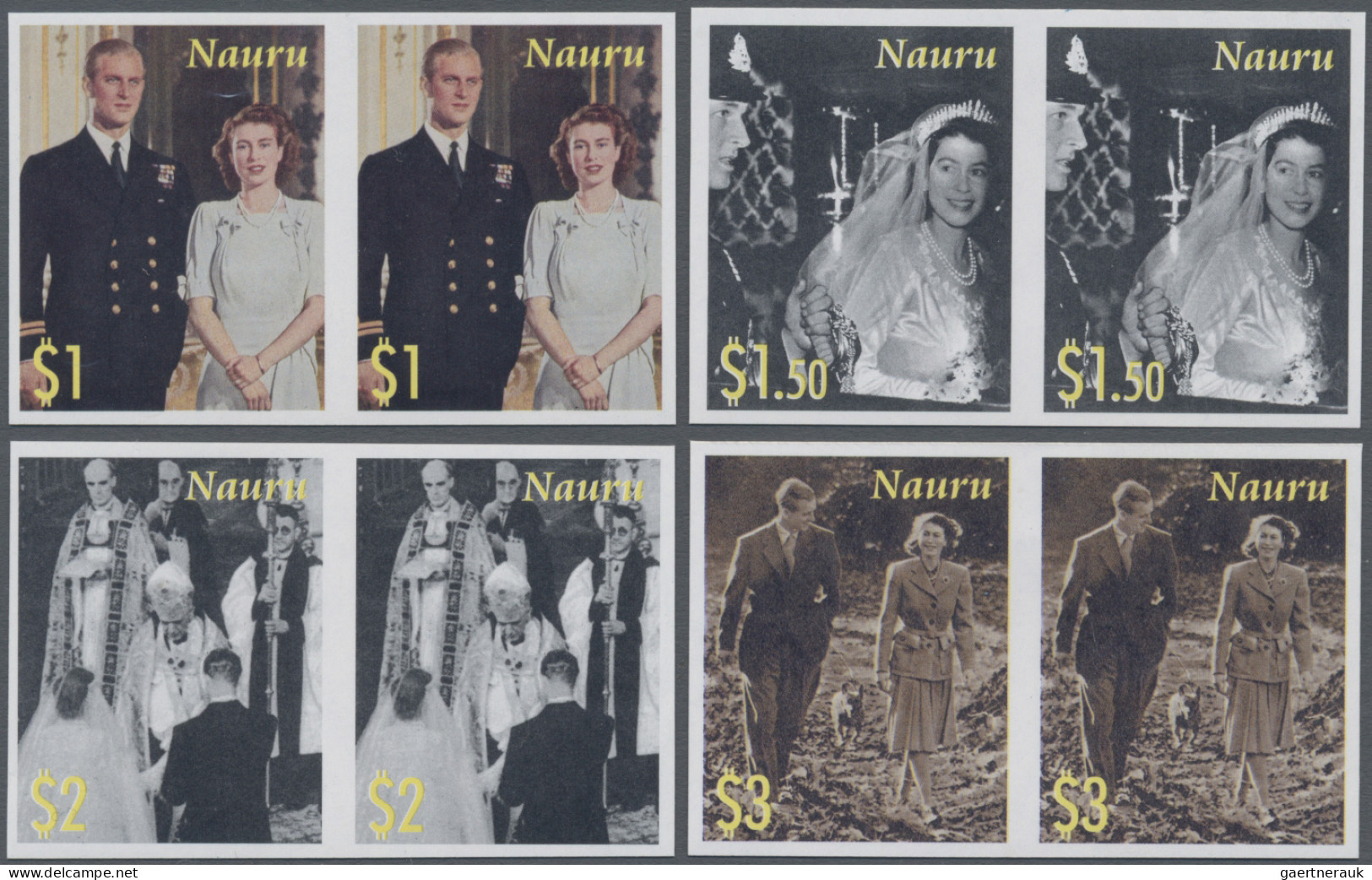 Nauru: 2002/2007. Collection Containing 277 IMPERFORATE Stamps And 9 IMPERFORATE - Nauru