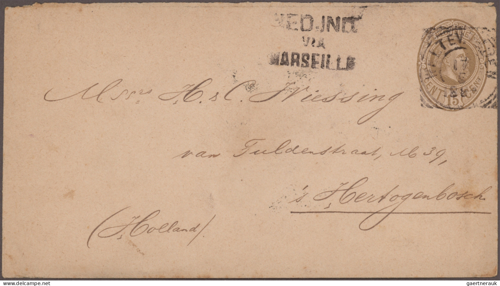 Dutch India - Postal Stationery: 1891/1904, Dutch Indies (8) And Suriname (2), A - Indes Néerlandaises