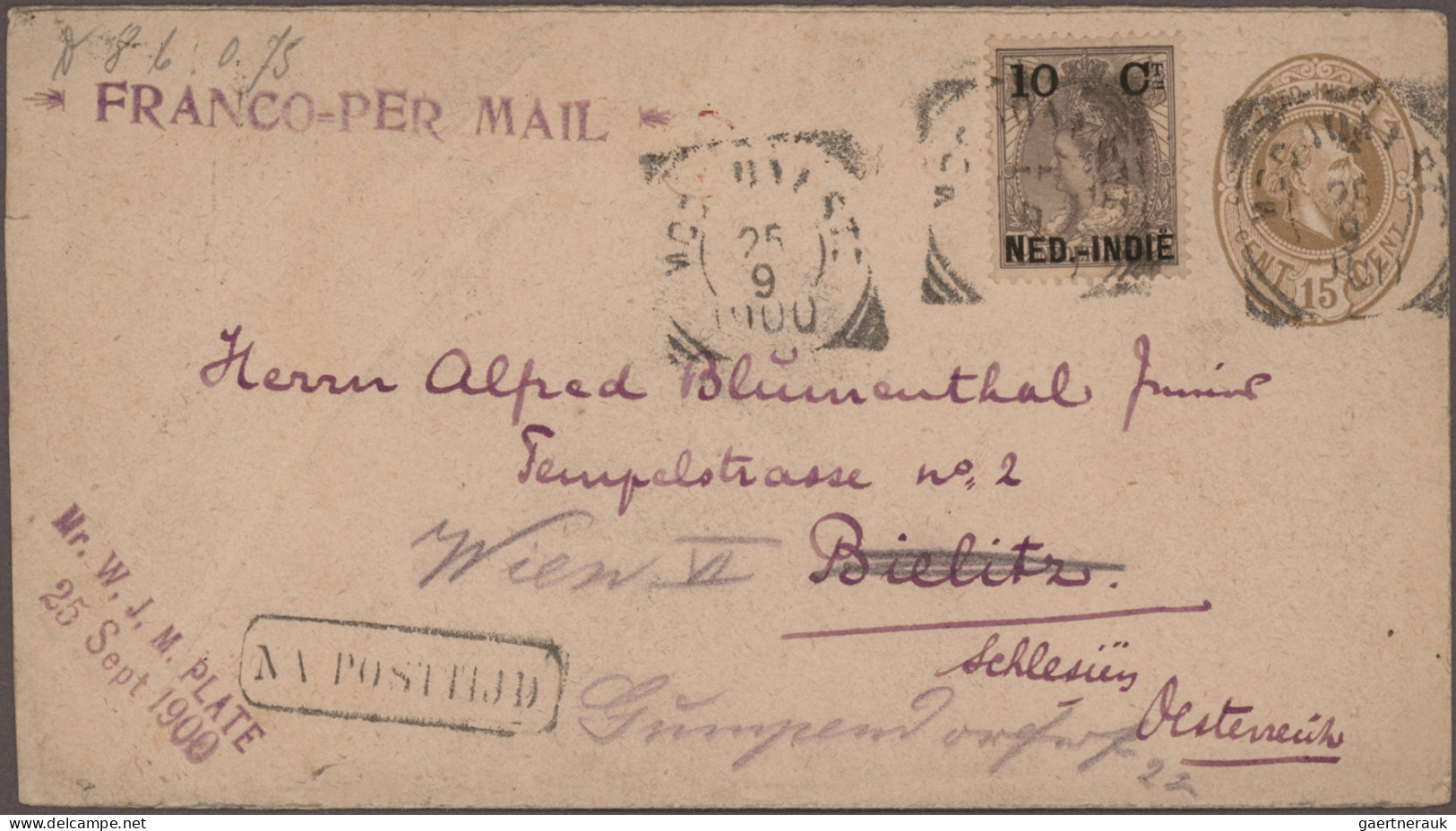 Dutch India - Postal Stationery: 1891/1904, Dutch Indies (8) And Suriname (2), A - Netherlands Indies