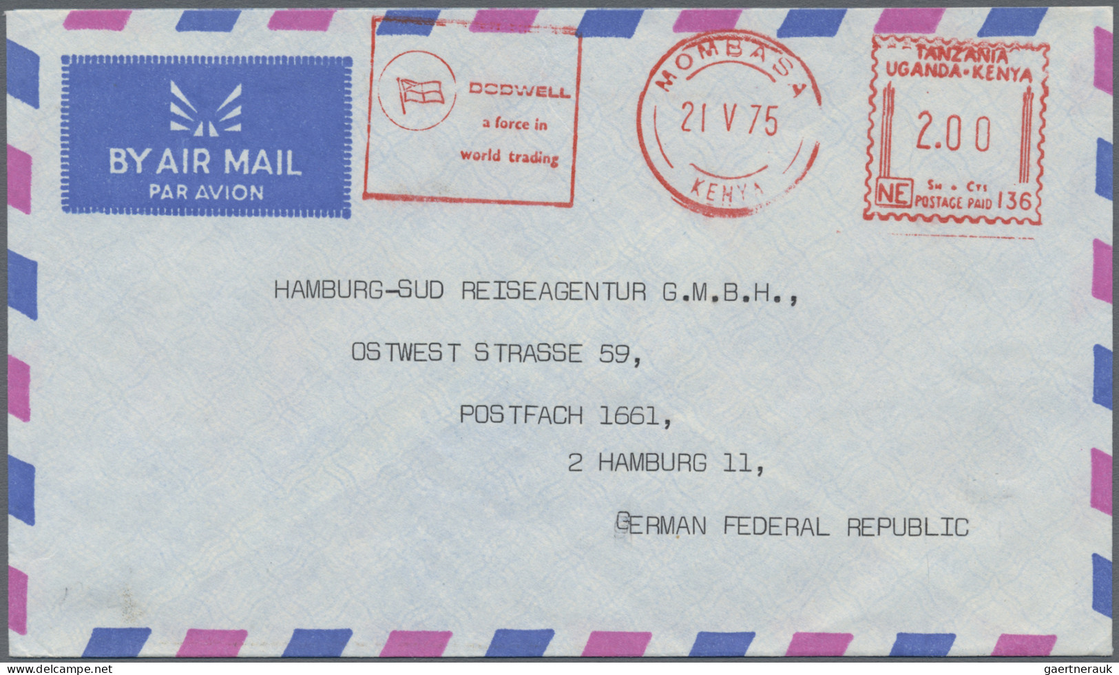 East African Union: 1950/1976, KUT - METER MARKS, Assortment Of 52 Commercial Co - África Oriental Británica