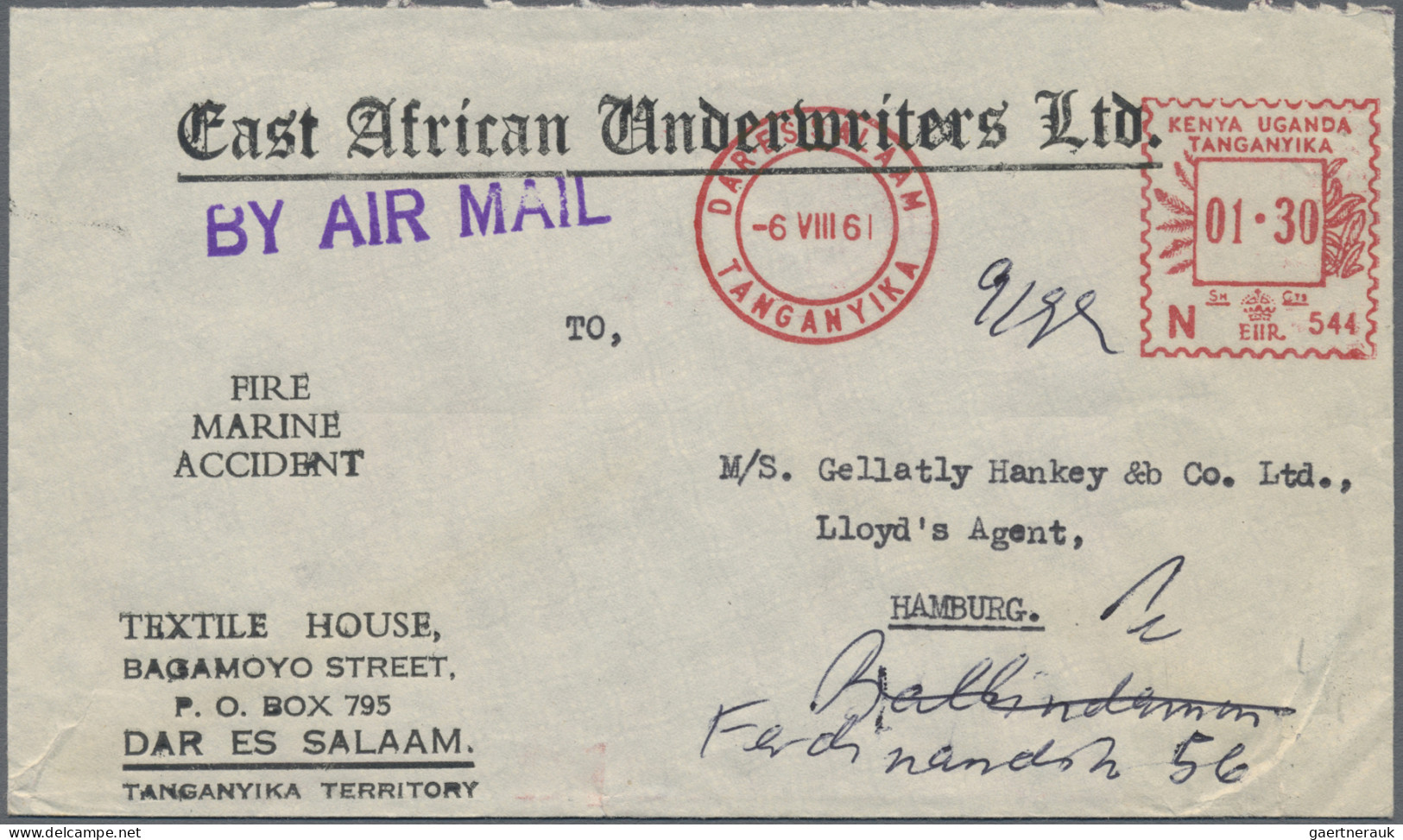 East African Union: 1950/1976, KUT - METER MARKS, Assortment Of 52 Commercial Co - África Oriental Británica