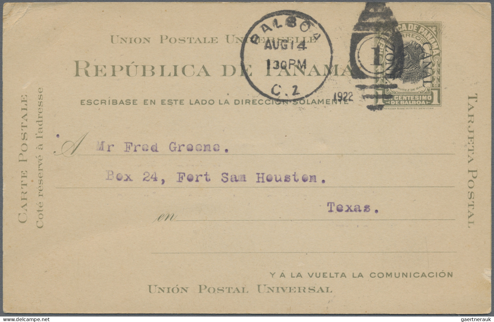 Canal Zone - Postal Stationery: 1922/1976 (ca.), Balance Of Apprx. 187 Used And - Panamá