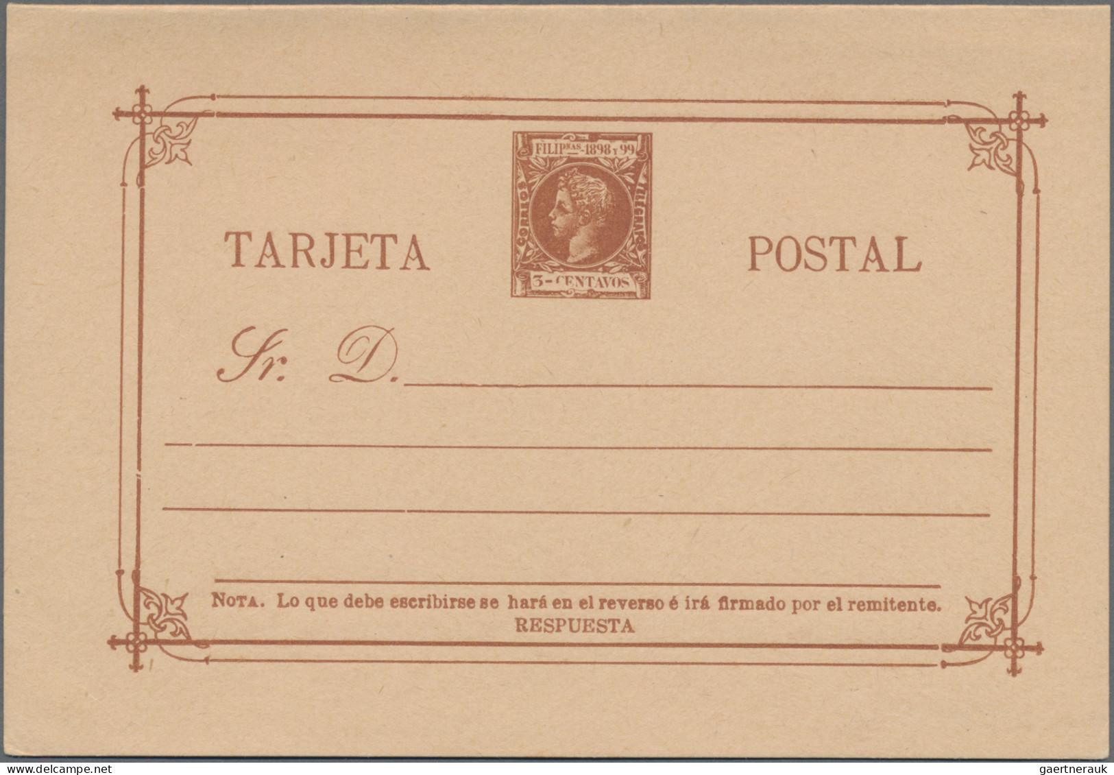 Philippines - Postal Stationery: 1879/1892-99 Collection Of 87 Postal Stationery - Filippijnen