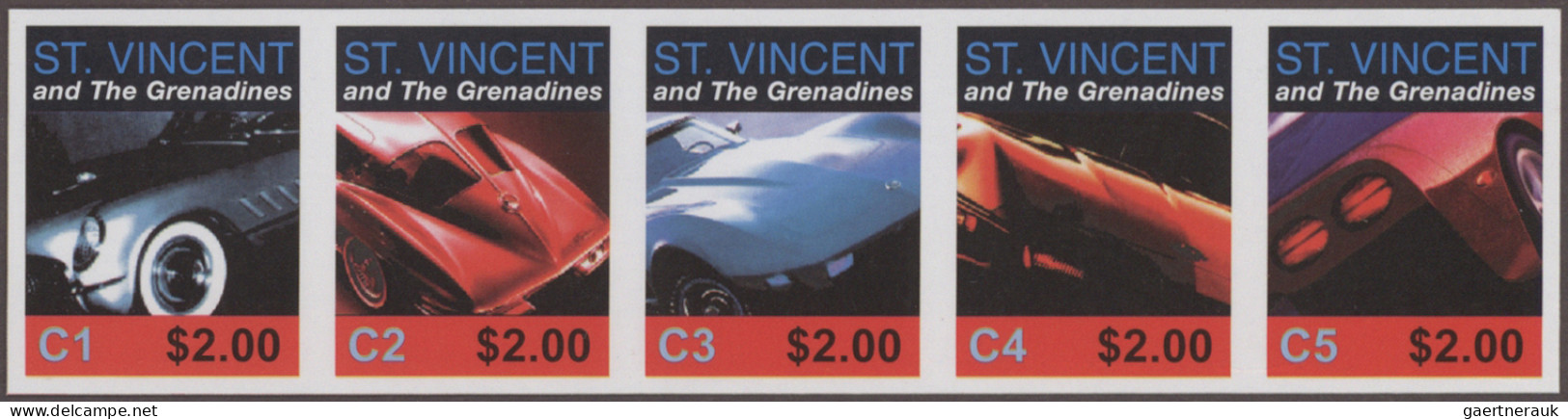 St. Vincent: 2000/2011. Collection Containing 770 IMPERFORATE Stamps And 33 IMPE - St.Vincent (1979-...)