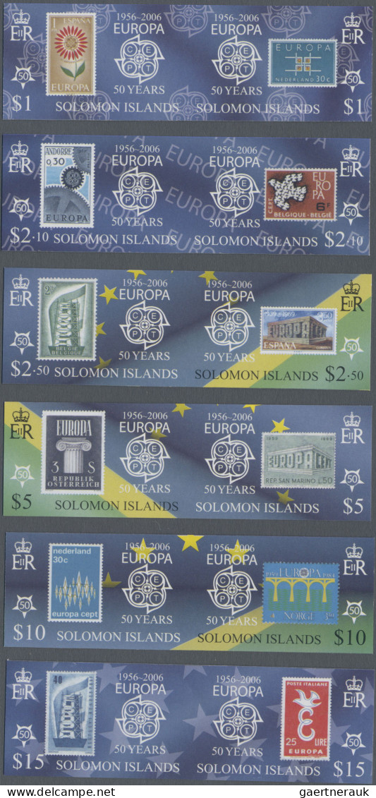 Solomones: 2004/2009. Collection Containing 358 IMPERFORATE Stamps And 6 IMPERFO - Isole Salomone (...-1978)