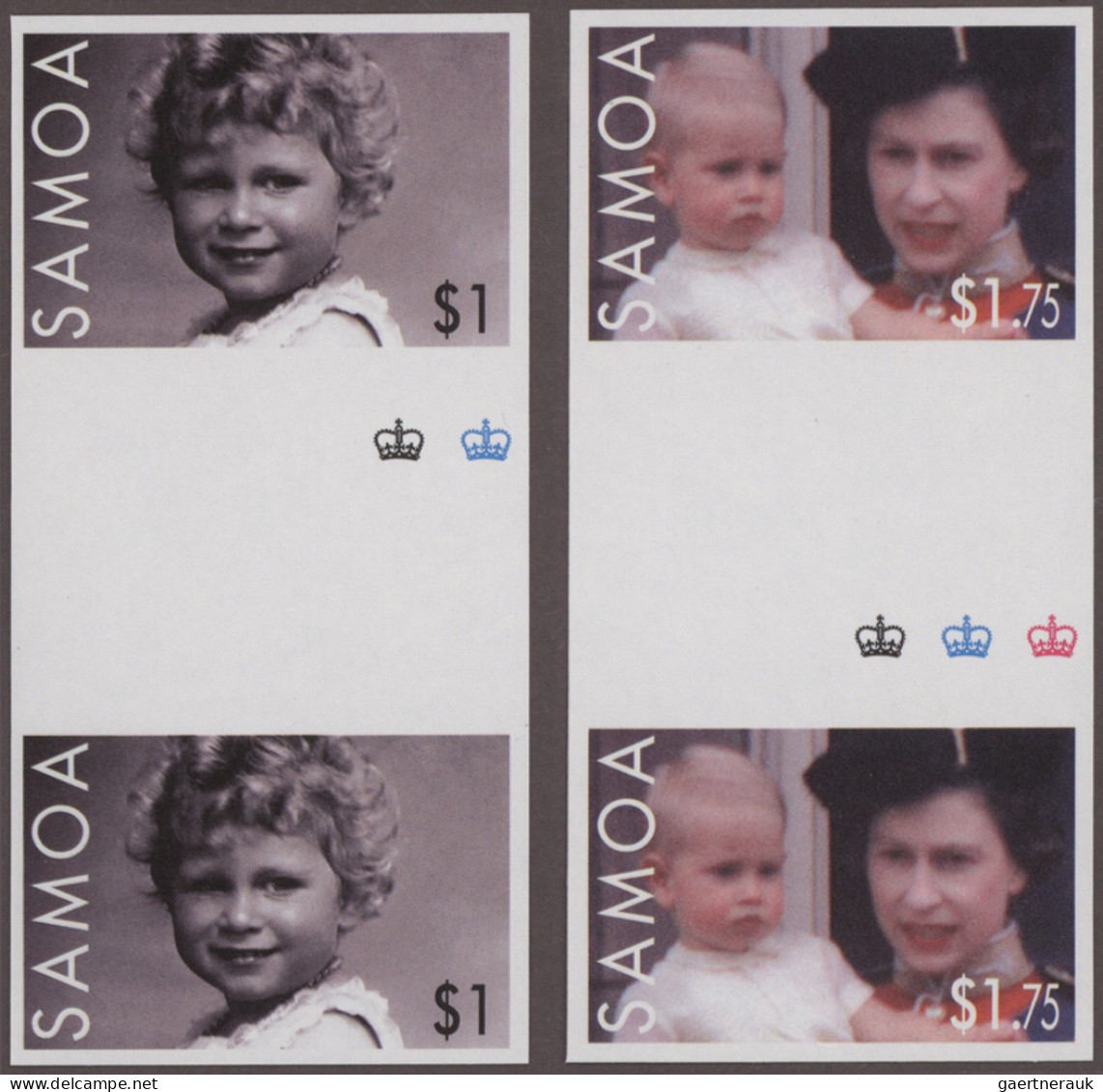 Samoa: 2002/2006. Collection Containing 1056 IMPERFORATE Stamps And 24 IMPERFORA - Samoa