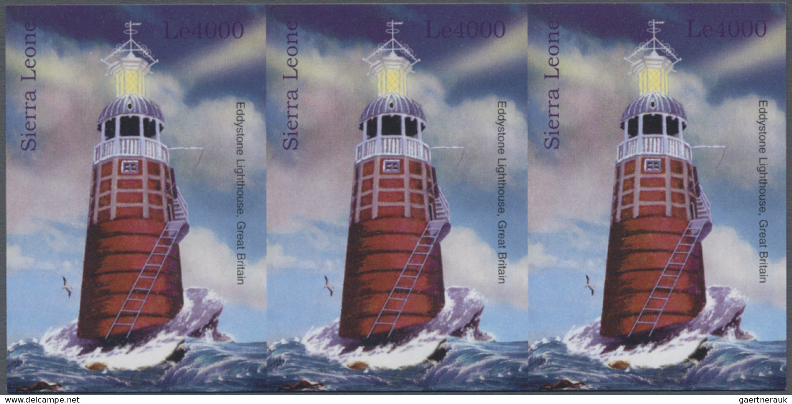 Sierra Leone: 1992/2010. Collection containing 1361 IMPERFORATE stamps and 31 IM