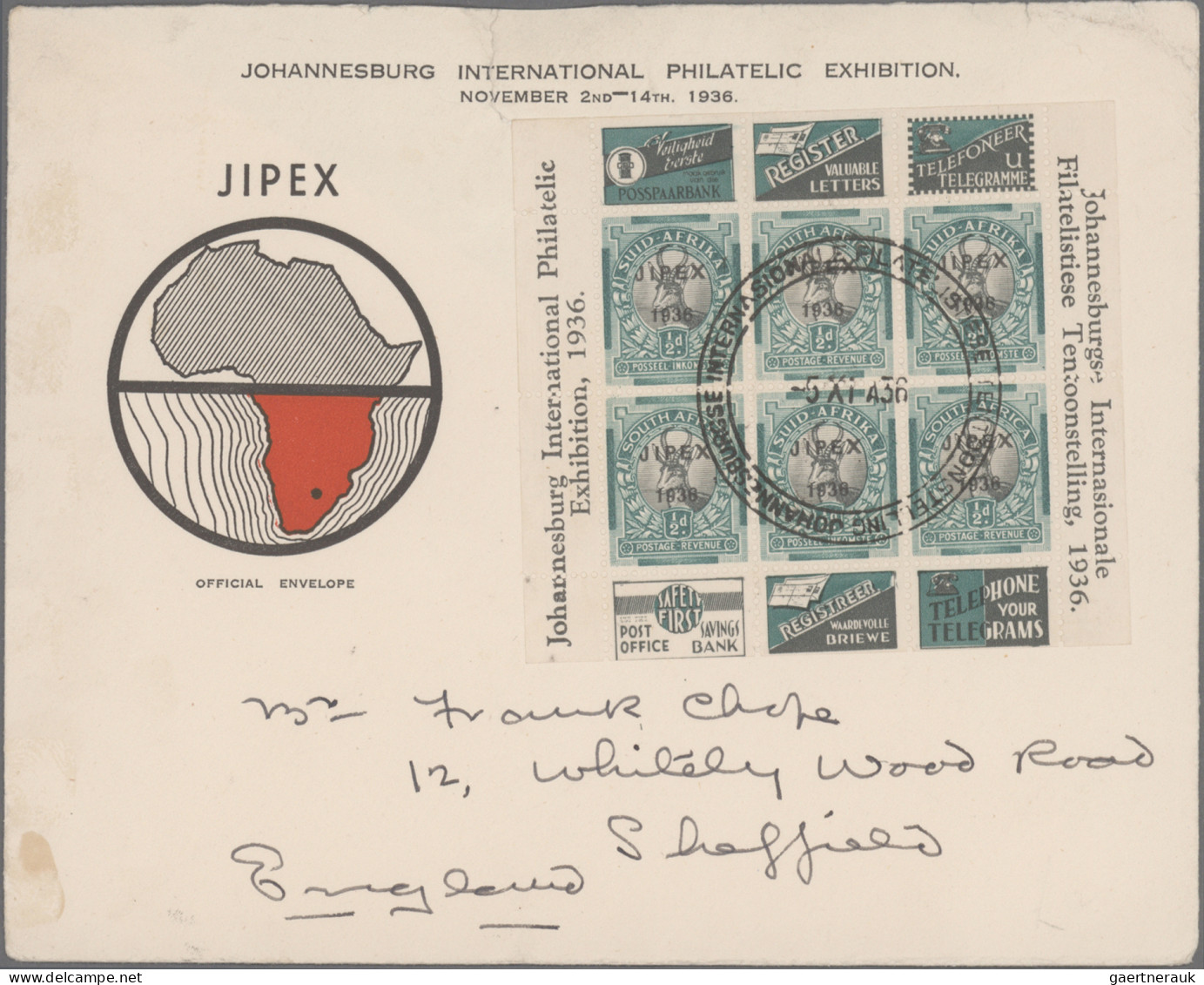 South Africa: 1840/1965 (ca.), balance of apprx. 138 covers/cards/few fronts, ma