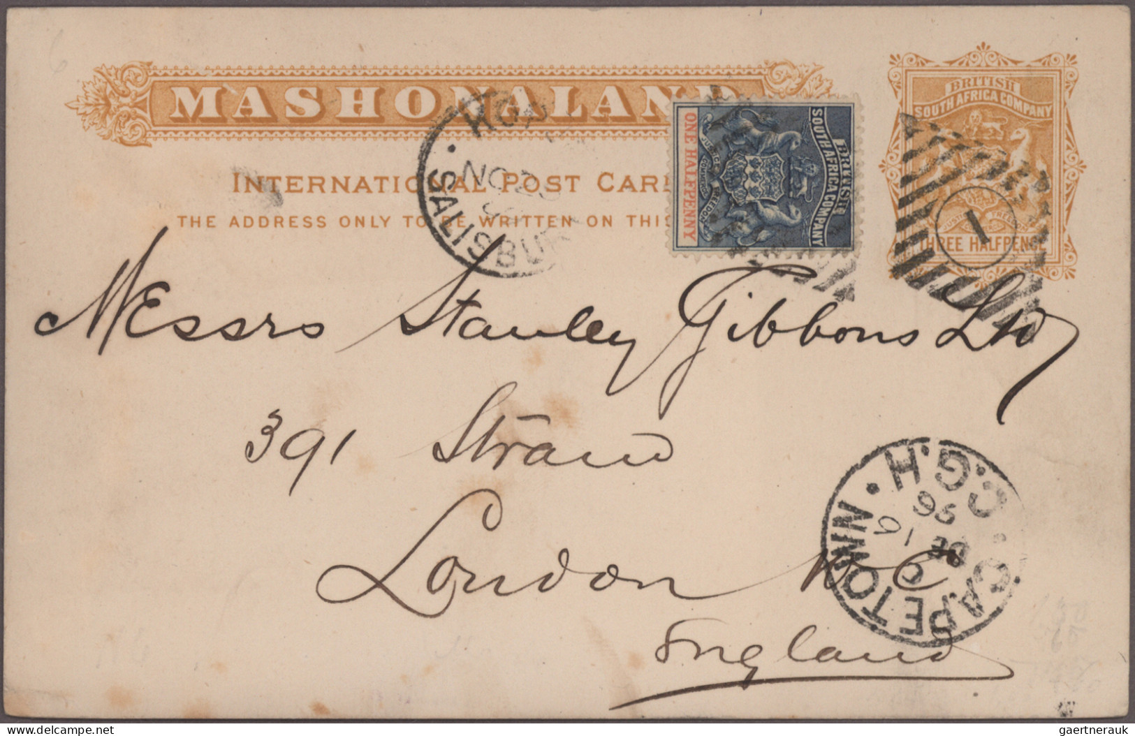 South Africa: 1860/1930's: 30 Covers, Postcards And Postal Stationery Items From - Brieven En Documenten