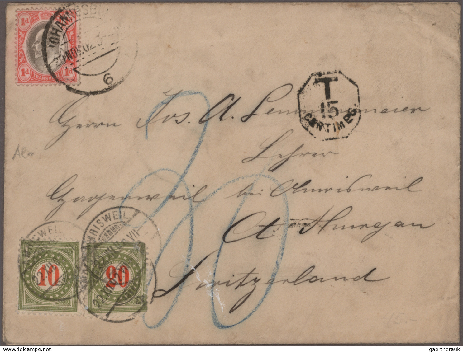 South Africa: 1900/1939: Collection of 23 covers, postcards and postal stationer