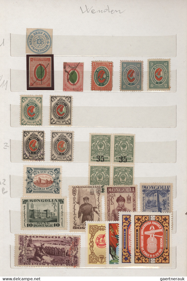 Tuva: 1924/1943 Ca.: Part Collection Tuva (more Than 90 Stamps On Lindner Pages) - Touva