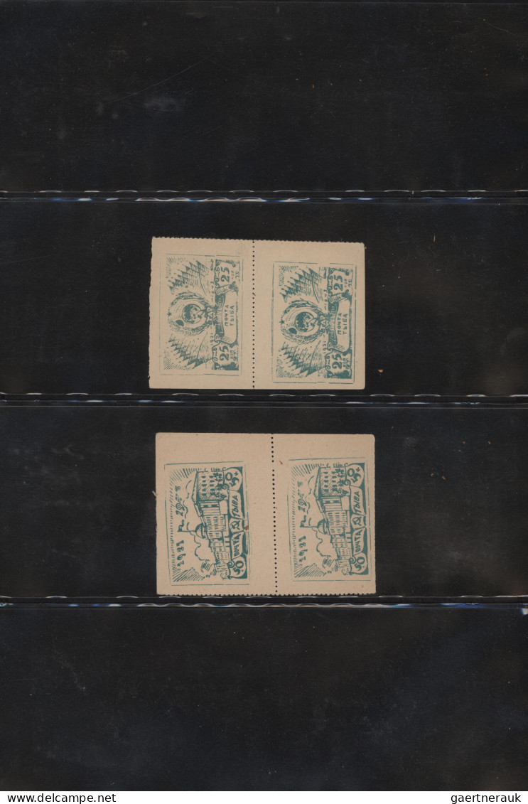 Tuva: 1924/1943 Ca.: Part Collection Tuva (more Than 90 Stamps On Lindner Pages) - Tuva