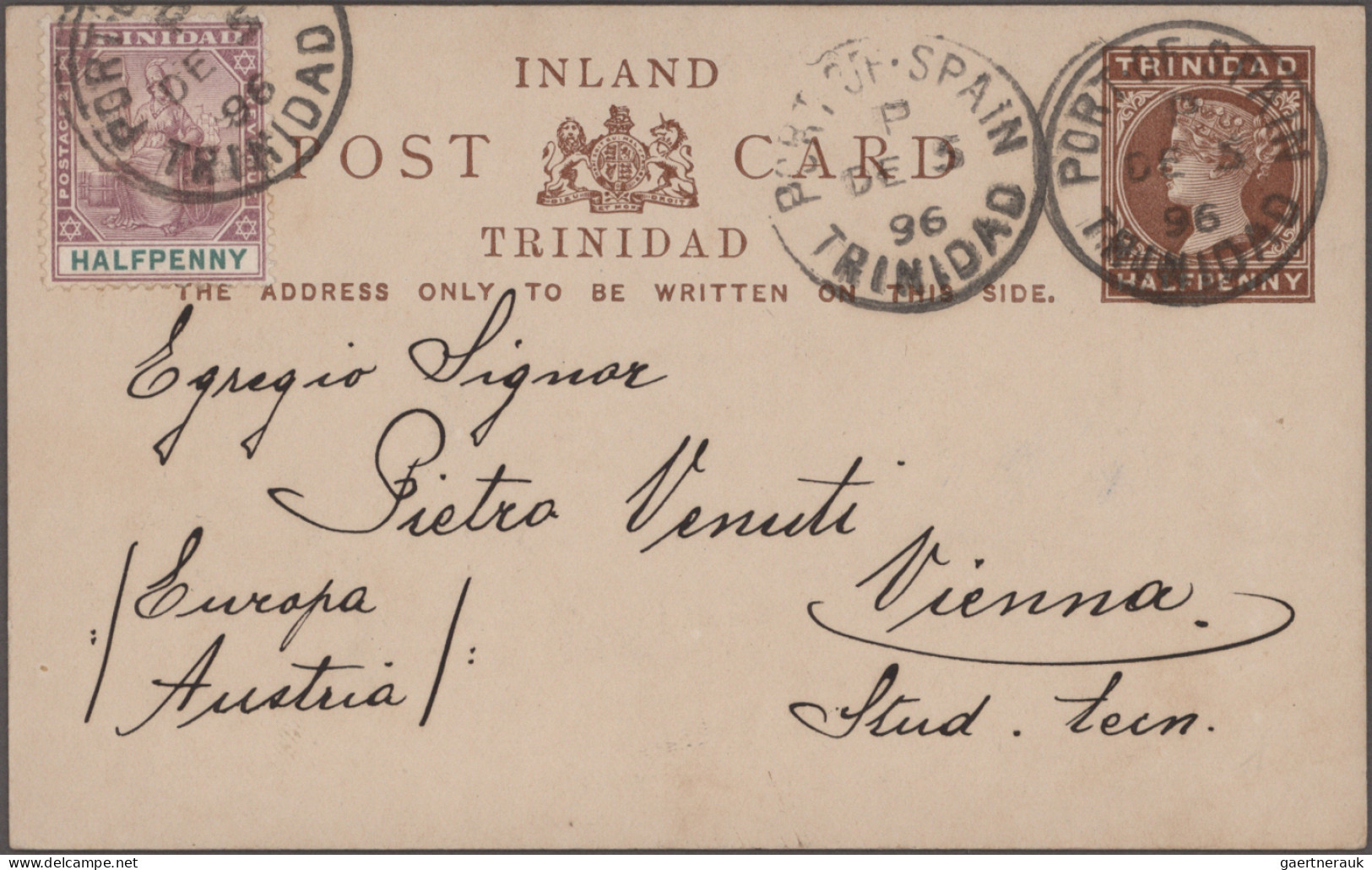 Trinidad+Tobago - Postal Stationery: 1890/1910's: 26 Postal Stationery Items Inc - Trinité & Tobago (1962-...)