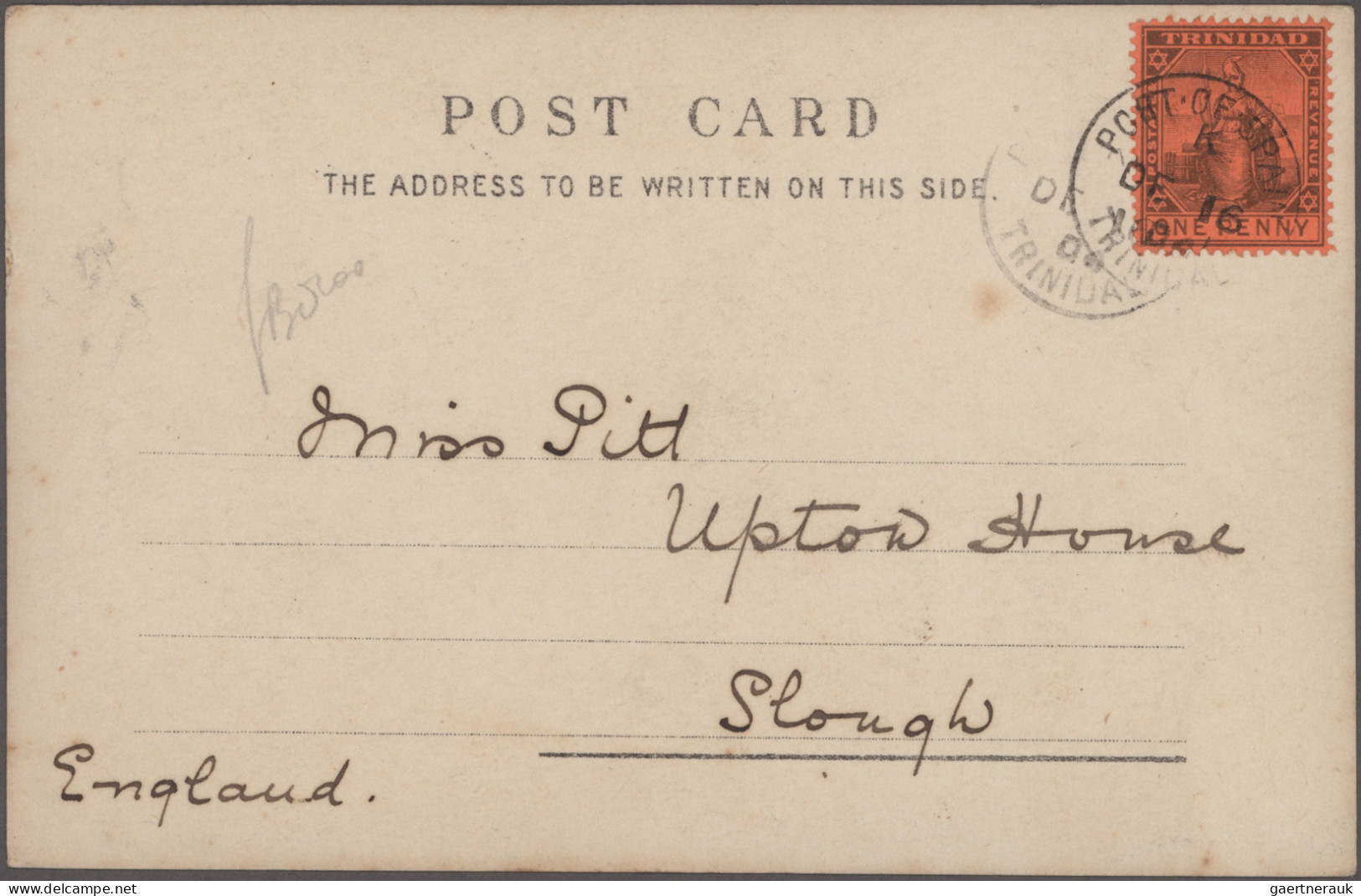 Trinidad+Tobago - Postal Stationery: 1890/1910's: 26 Postal Stationery Items Inc - Trinidad & Tobago (1962-...)