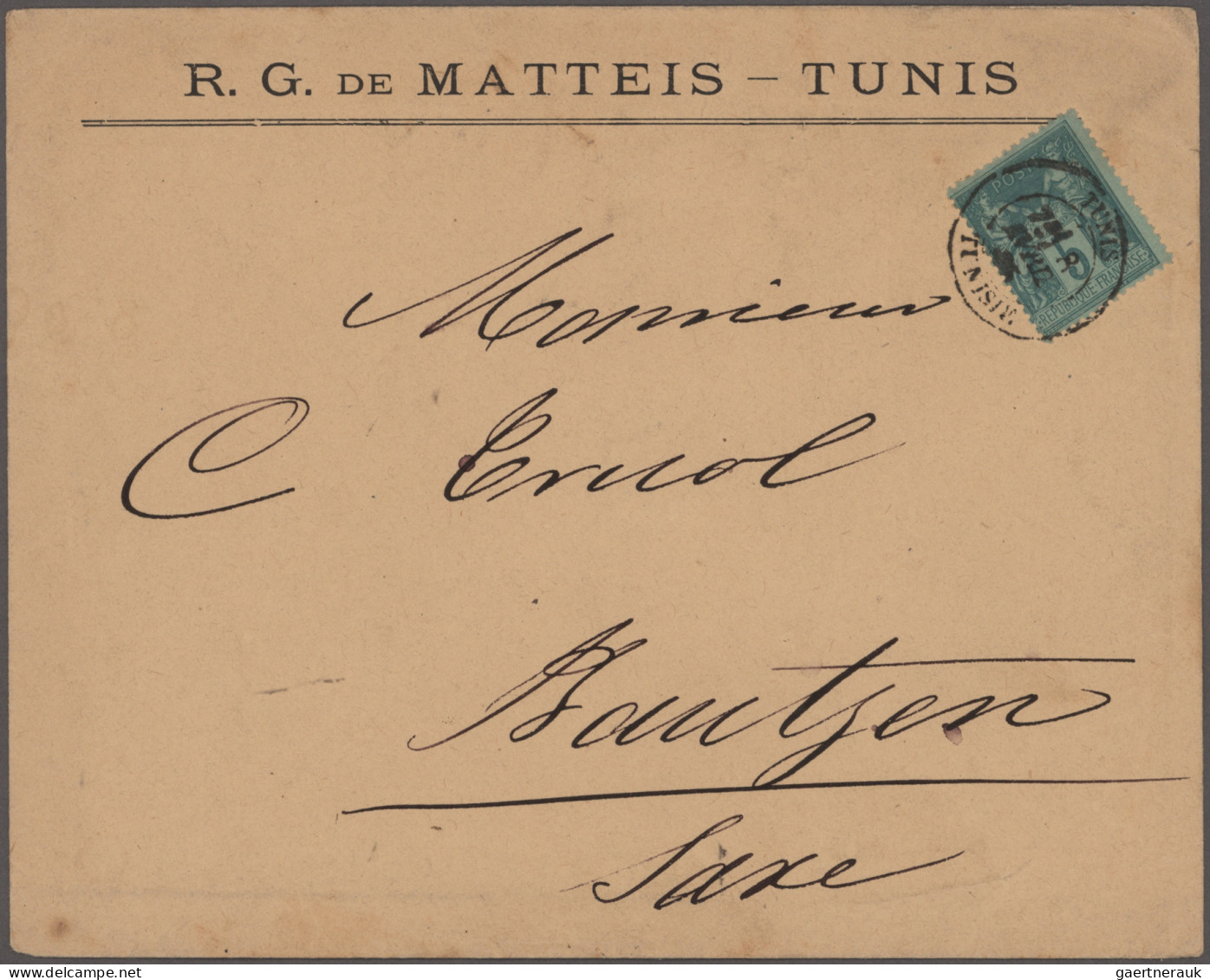 Tunisia: 1890/2010 (approx.), Collection Of 360 Covers And Postcards, Including - Briefe U. Dokumente